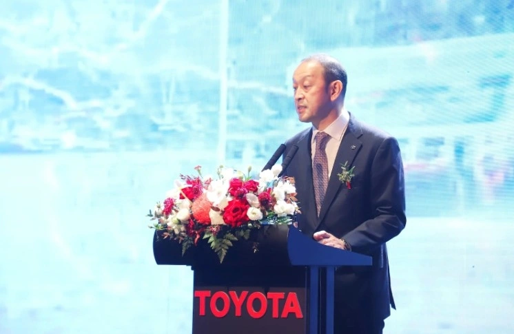 

Ông Nakano Keita - Tổng giám đốc TMV chia sẻ định hướng phát triển trong thời gian tới, tại Lễ kỷ niệm 30 năm. 
