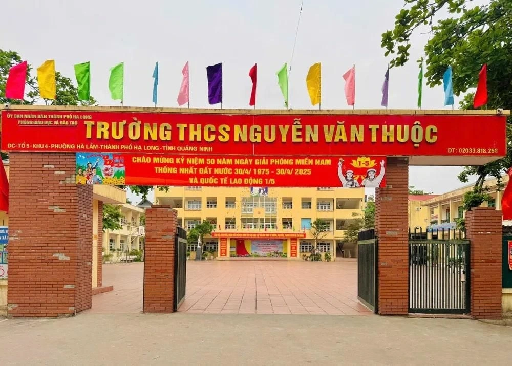 Trường THCS Nguyễn Văn Thuộc, nơi xôn xao thông tin về việc sửa điểm từ yếu lên giỏi cho học sinh