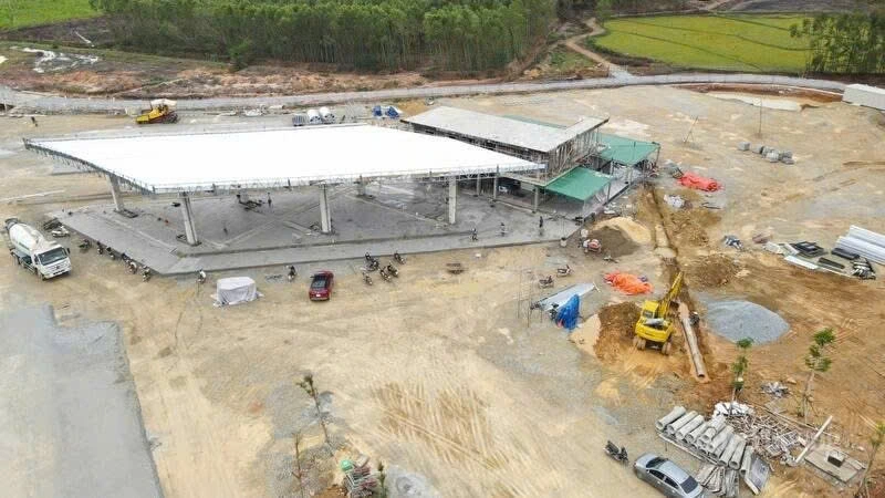 Nhà đầu tư triển khai thi công trạm dừng nghỉ trên tuyến cao tốc Bắc-Nam phía Đông 
