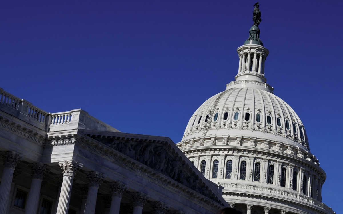 Trụ sở Quốc hội Mỹ - điện Capitol. Ảnh: Reuters.