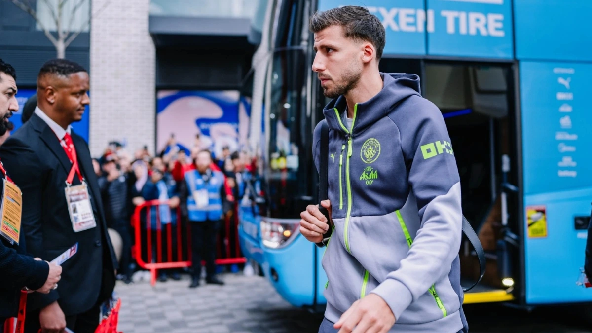 Các cầu thủ Man City đã có mặt tại sân. (Ảnh: Man City FC). 