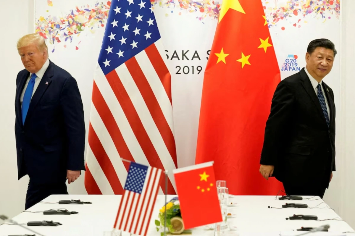Tổng thống Mỹ Donald Trump gặp Chủ tịch Trung Quốc Tập Cận Bình bên lề hội nghị thượng đỉnh G20 tại Osaka, Nhật Bản, ngày 29/6/2019.