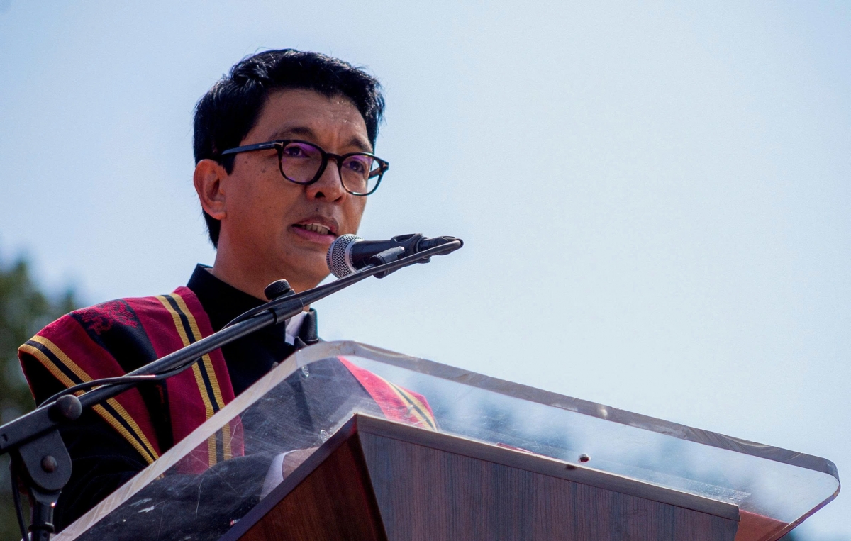 Tổng thống Madagascar Andry Rajoelina. (Ảnh: Reuters)