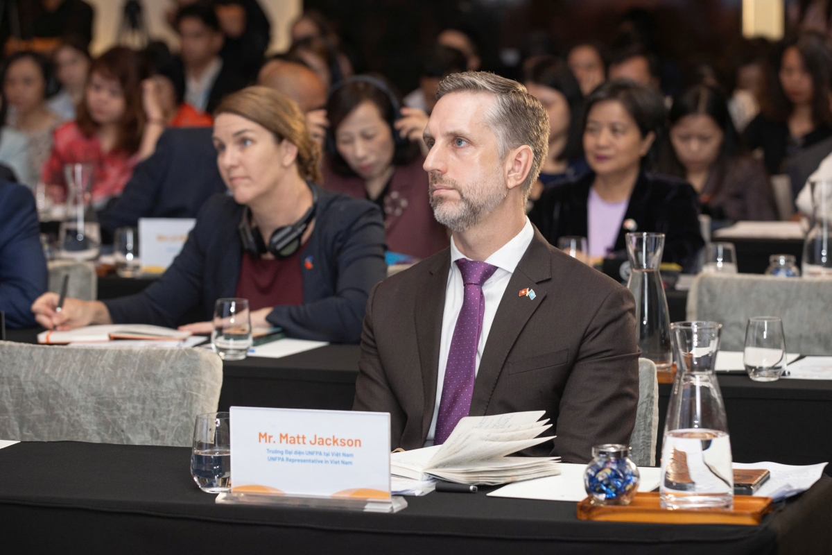 Trưởng đại diện Quỹ Dân số Liên Hợp Quốc (UNFPA) tại Việt Nam, ông Matt Jackson