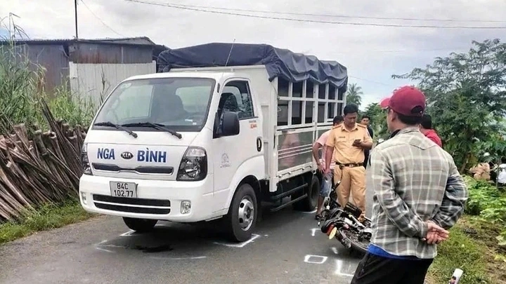 Hiện trường xảy ra vụ tai nạn