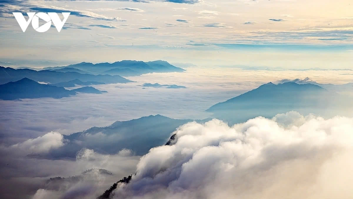 From Dong Pagoda, visitors are treated to panoramic views of the majestic northeast landscapes, often shrouded in mist.