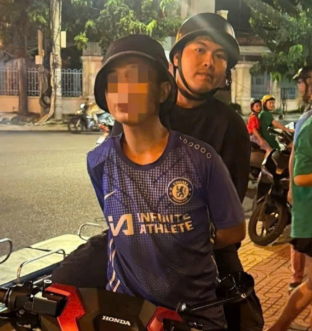 Nghi phạm Nguyễn Văn Tý bị bắt giữ ngay sau gây án. Ảnh: B.H