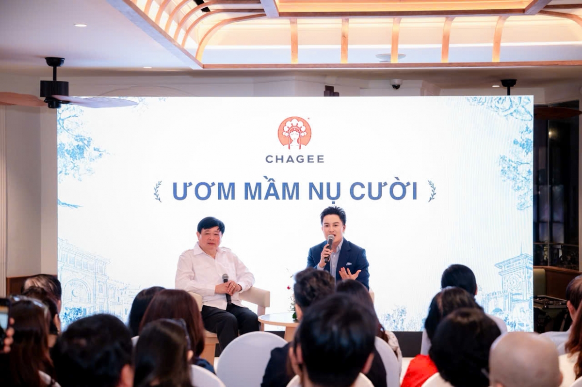 PGS.TS Nhà văn Nguyễn Thế Kỷ, nguyên Tổng Giám đốc Đài TNVN chia sẻ cảm xúc khi đồng hành với Chagee Việt Nam tại các điểm trường vùng cao các tỉnh phía Bắc.