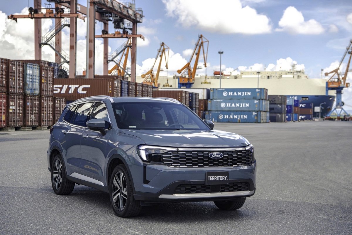 Ford Territory sở hữu kích thước lớn nhất trong phân khúc hạng C.