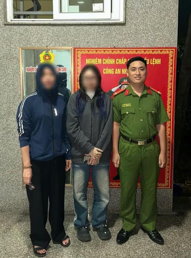 Công an phường Ngọc Hà đã tìm thấy chị N tại một khách sạn trên địa bàn.