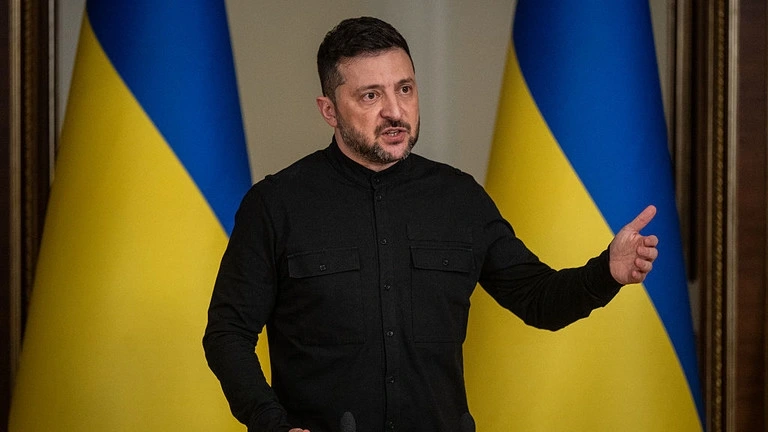 Tổng thống Ukraine Zelensky. Ảnh: Getty