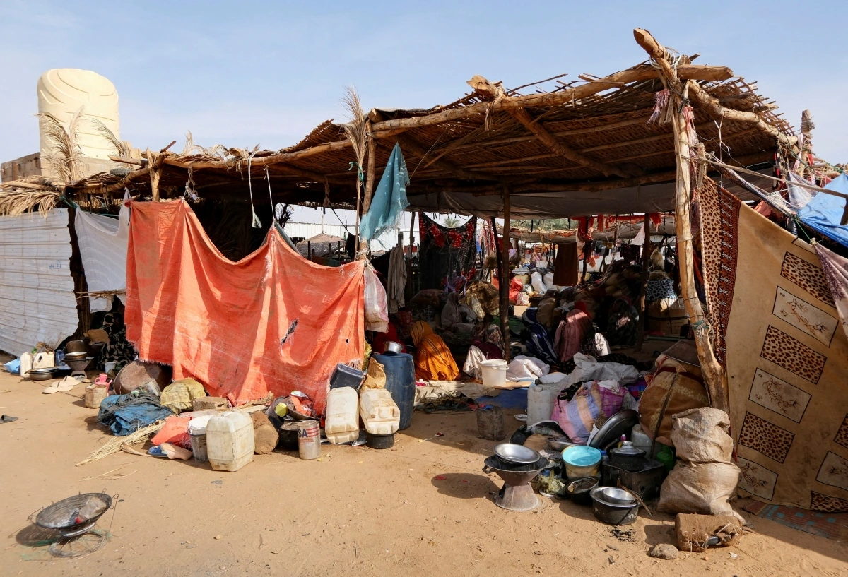 Điều kiện sống tồi tàn của người dân ở Sudan. Ảnh: Reuters