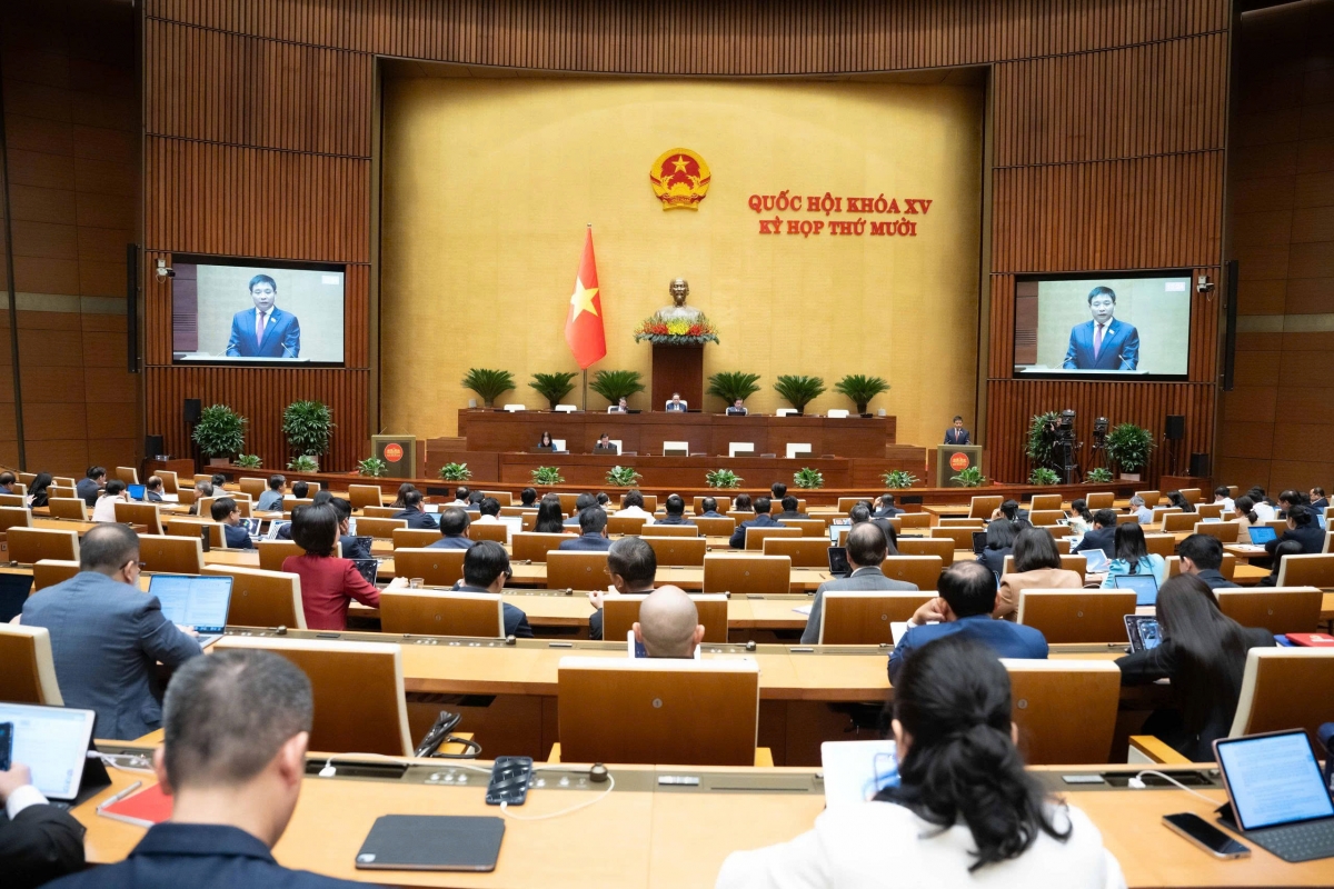 Quốc hội tiếp tục phiên làm việc ngày 4/11 (Ảnh: Quốc hội)