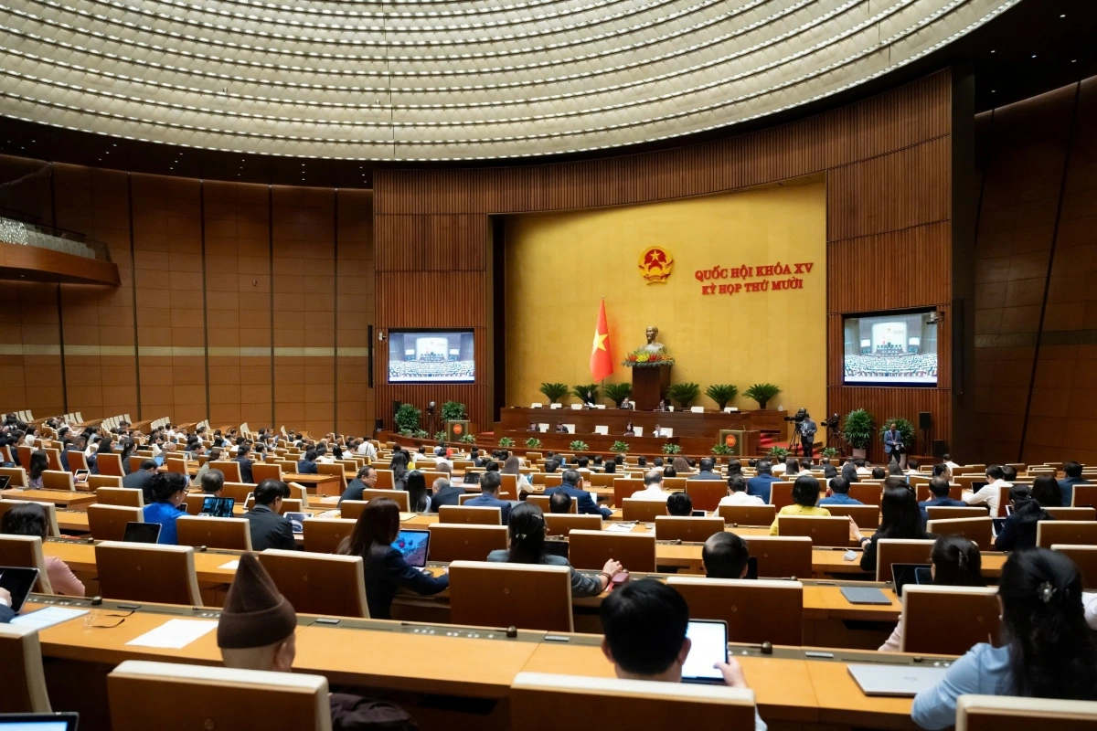 Toàn cảnh buổi thảo luận chiều 10/11 (Ảnh: Quốc hội)