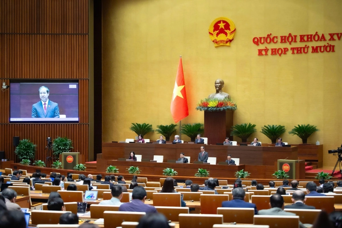 Toàn cảnh phiên họp chiều 20/11. (Ảnh: Quốc hội)