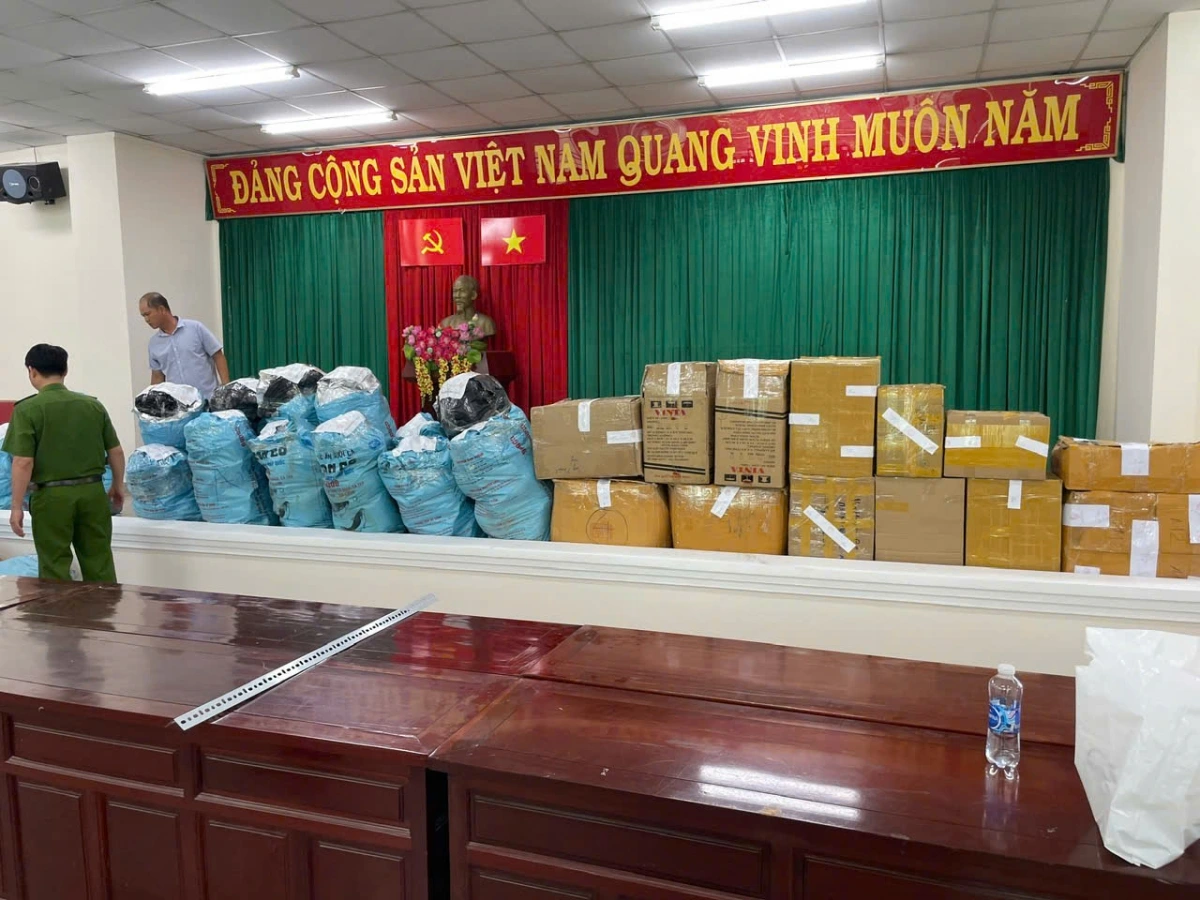 Tang vật vụ án. (Ảnh: Cục C04 cung cấp)