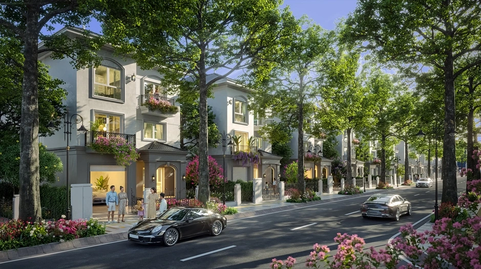 Eurowindow Central Avenue sở hữu bộ sưu tập giới hạn biệt thự và shophouse kiến trúc tân cổ điển thanh lịch