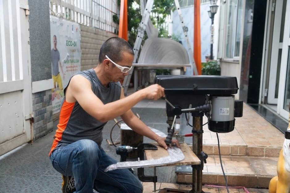 Tác phẩm của anh sẽ được trưng bày chính thức tại Flamingo Đại Lải Resort trong tháng 11 này (Ảnh: NVCC)