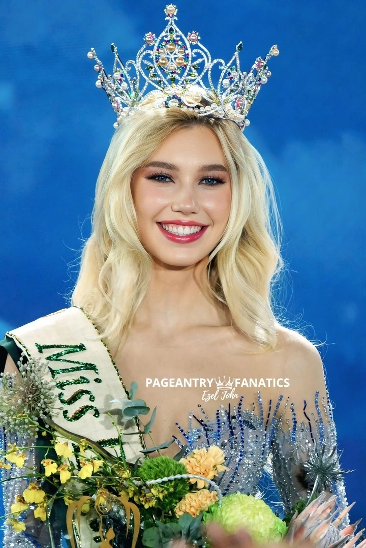 Natálie Puškinová, đại diện Cộng hòa Séc đăng quang Hoa hậu Trái đất 2025