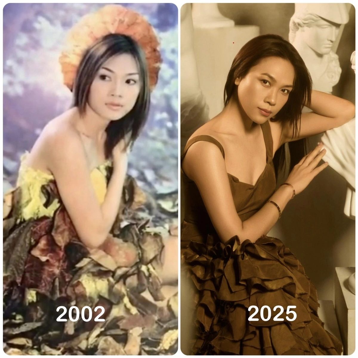 Mỹ Tâm chia sẻ ảnh so sánh "23 năm trước và bây giờ", hẹn gặp người hâm mộ tại liveshow sắp diễn ra. Khán giả nhận xét nữ ca sĩ trông vẫn trẻ trung như xưa.