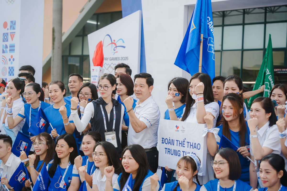 VNPAY đẩy mạnh các hoạt động thể thao, rèn luyện sức khỏe cho cán bộ nhân viên. 