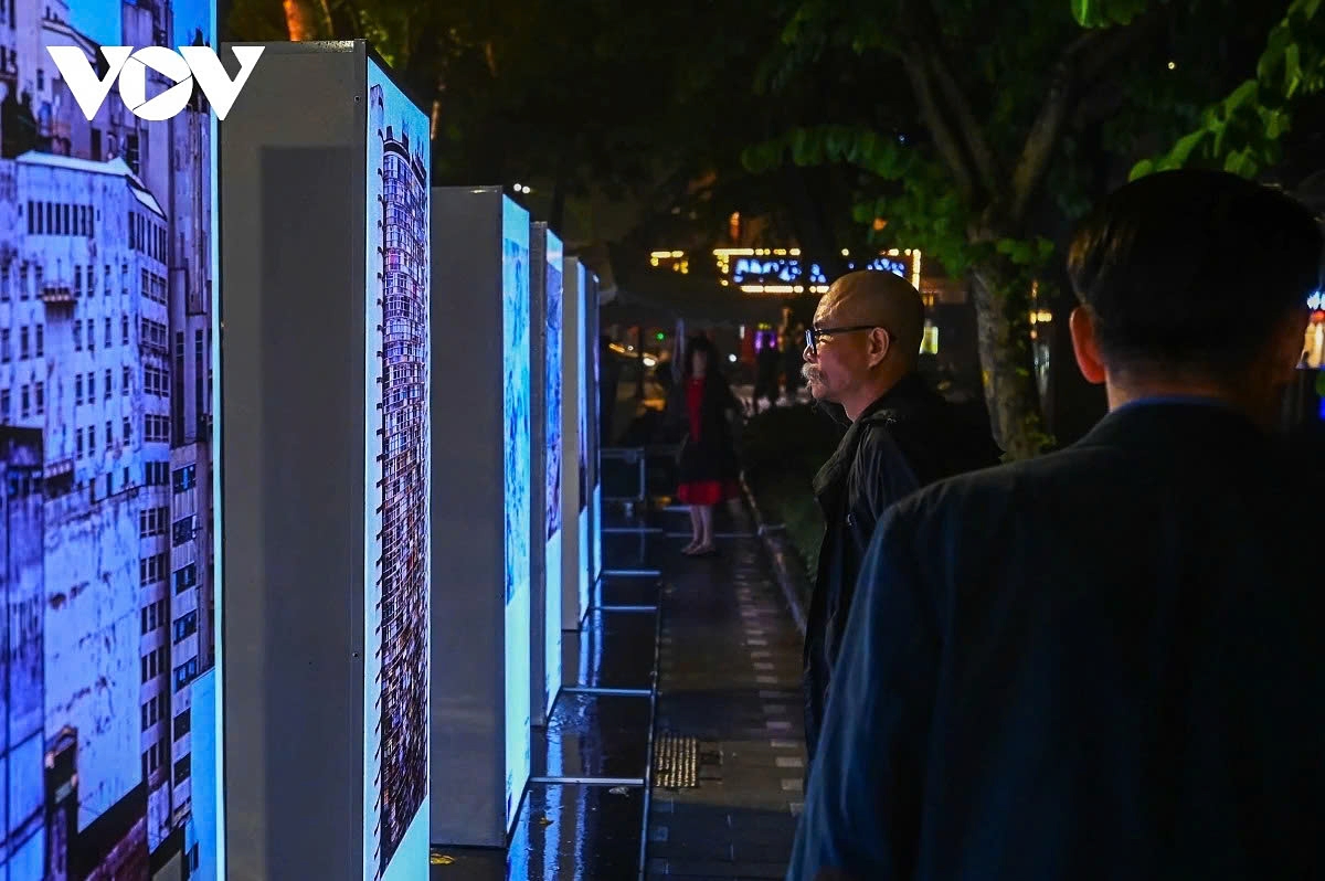 The display structures are more than mere supports; they serve as metaphors for the evolving way humans approach and appreciate the natural world.