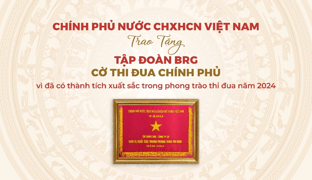 Tập đoàn BRG là tập đoàn kinh tế duy nhất của TP. Hà Nội được trao tặng
