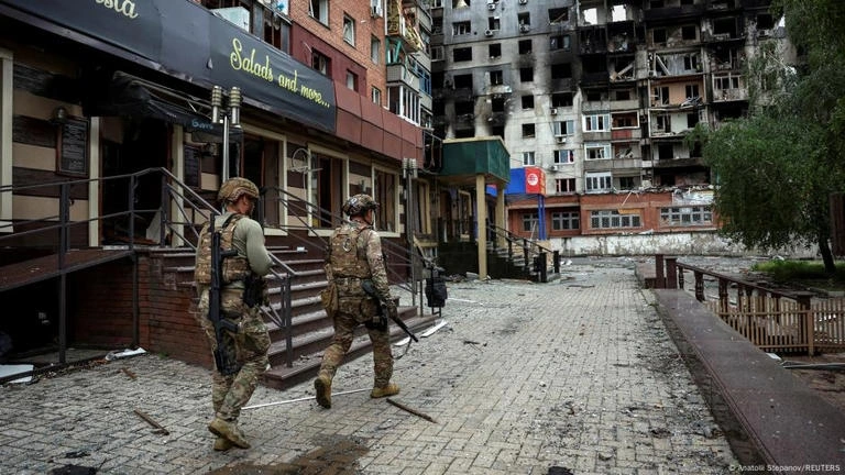 Binh sỹ Ukraine tại Pokrovsk. Ảnh: Reuters