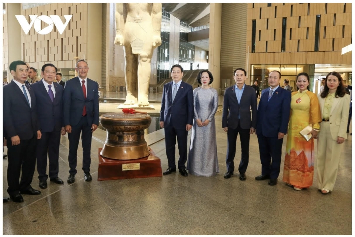 Chủ tịch nước Lương Cường và Phu nhân thăm Đại bảo tàng GEM ngày 4/8/2025