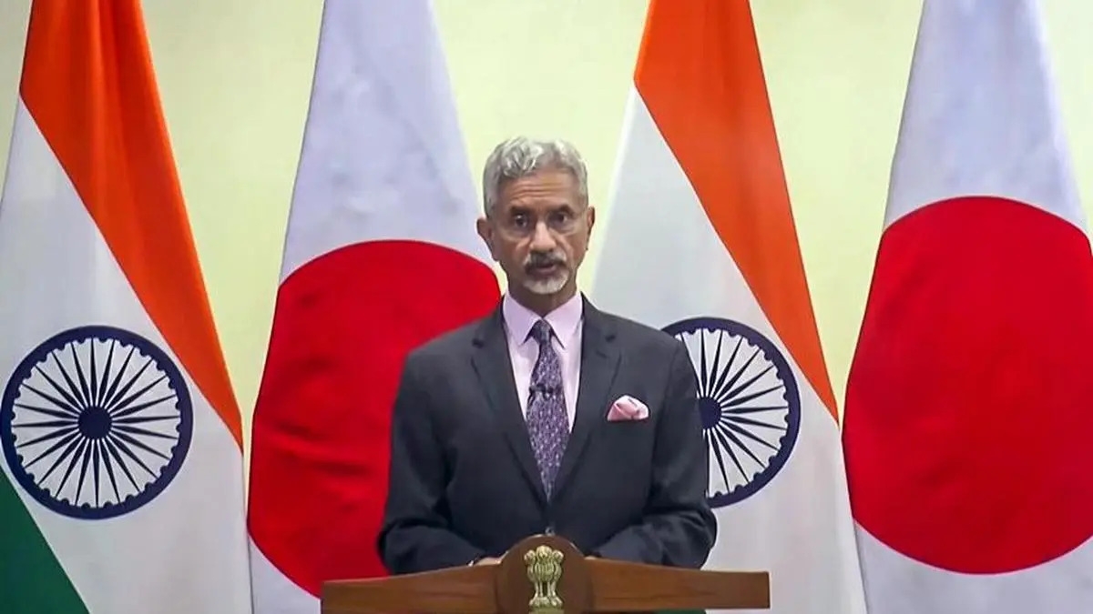 Bộ trưởng Ngoại giao Ấn Độ S. Jaishankar phát biểu tại Diễn đàn Ấn Độ Dương - Thái Bình Dương lần thứ 8 giữa Ấn Độ và Nhật Bản, tại New Delhi ngày 5/11. (Ảnh: ANI)