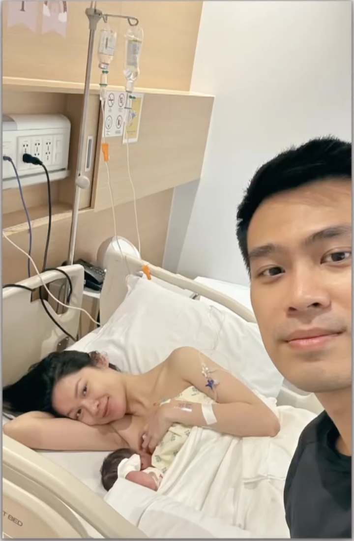 Á hậu Thuỳ Dung gây sốt khi công khai clip thông báo đã chính thức gia nhập hội mẹ bỉm. Đây là lần đầu tiên cô chia sẻ tin vui này với công chúng, suốt thai kỳ Thuỳ Dung ít xuất hiện, không đăng tải bất kỳ bức ảnh cận vóc dáng nào.