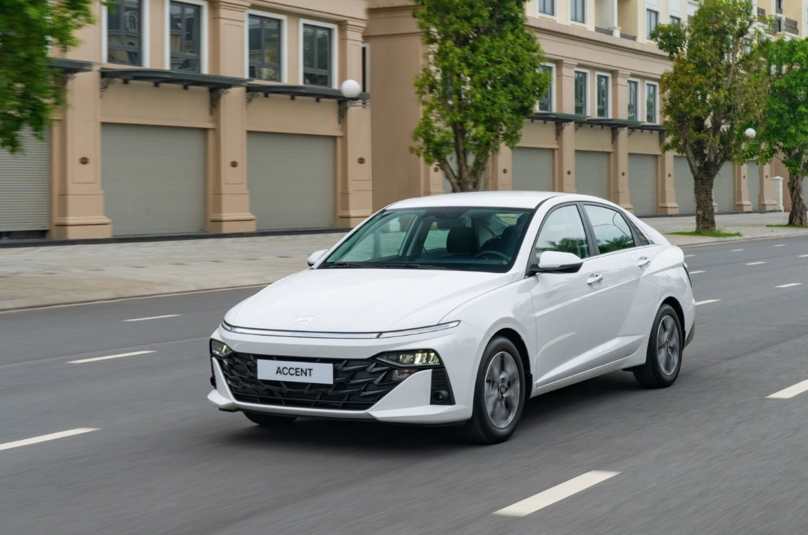 Hyundai Accent có kiểu dáng thể thao, bắt mắt phù hợp với người trẻ