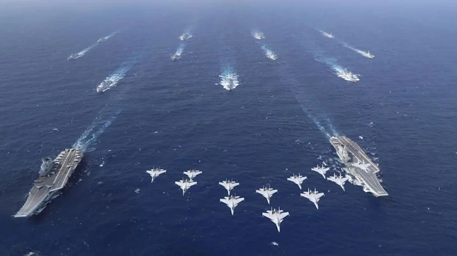 Ảnh tư liệu về một cuộc tập trận của PLA. Ảnh: Bộ Quốc phòng Trung Quốc