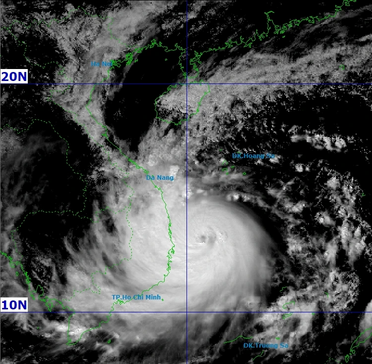 Ảnh: Trung tâm Dự báo KTTV quốc gia