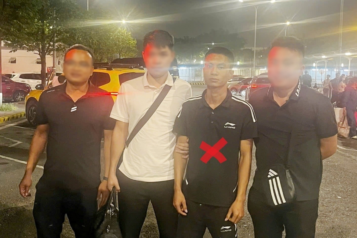 Đối tượng Nguyễn Văn Công (đánh dấu x đỏ)