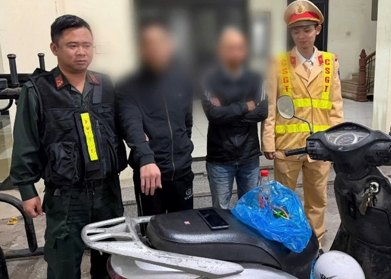 Các đối tượng bị phát hiện, bắt giữ tại hiện trường