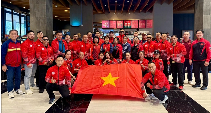 Vietnam concludes the 16th World Bodybuilding &amp; Physique Sports Championship 2025 with three runner-up titles (Photo: nld.com.vn)