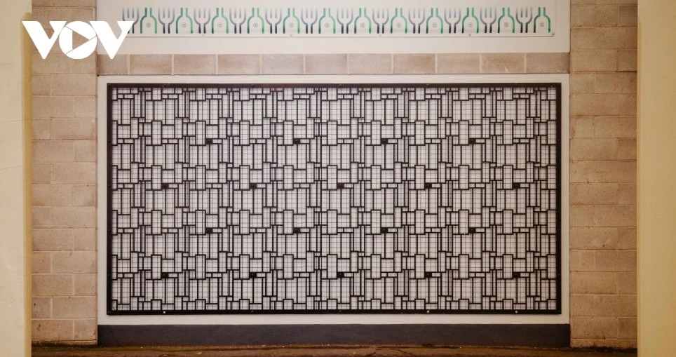 The photographs convey an abstract feel through geometric composition and subtle use of light.