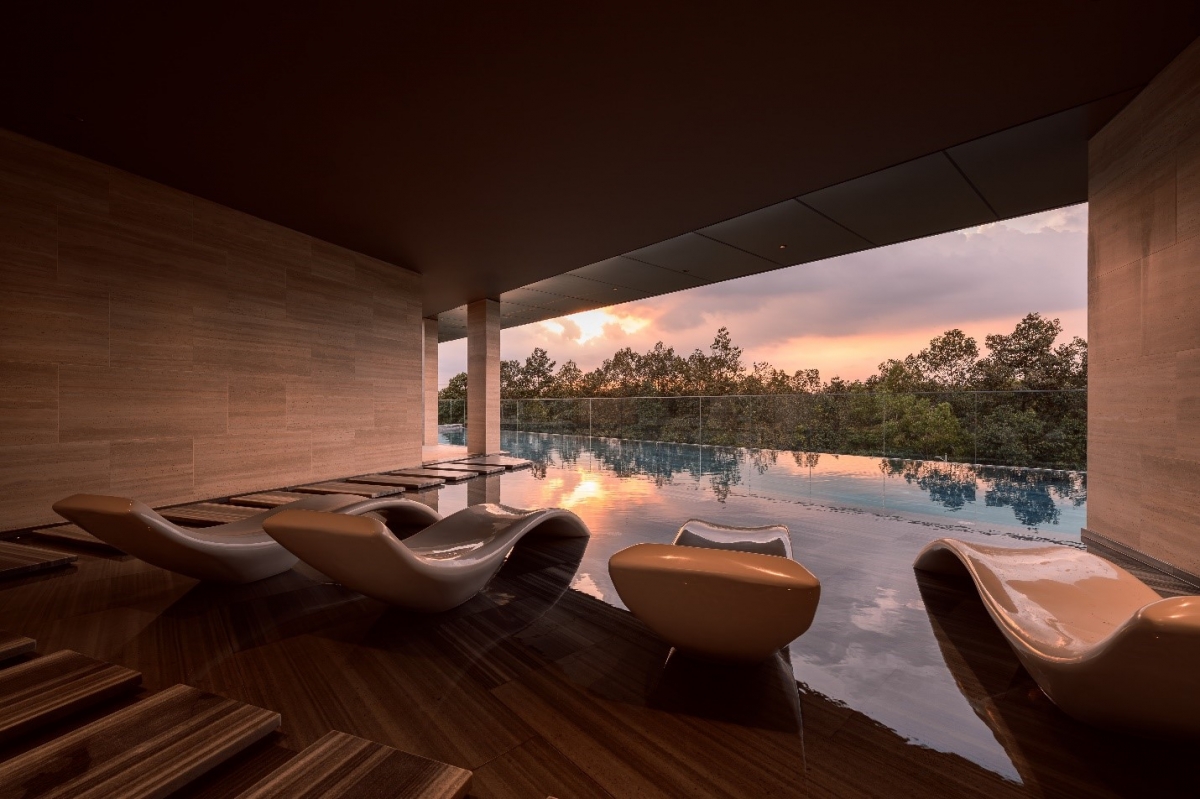 Hồ bơi vô cực hướng về hoàng hôn, chỉ dành cho 94 chủ nhân (Ảnh chụp thực tế)