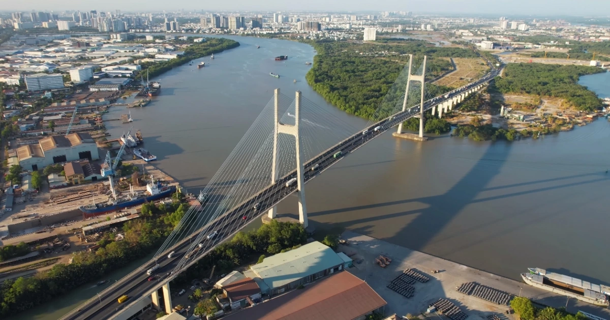 Hiện trạng cầu Phú Mỹ (Ảnh: CTV)