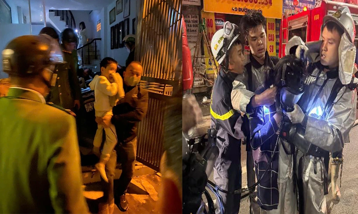 Các nạn nhân được lực lượng chức năng đưa ra khỏi hiện trường