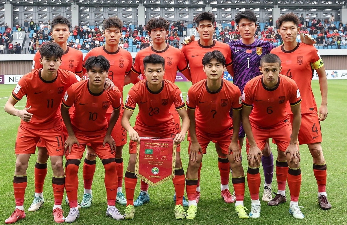 U22 Trung Quốc vắng nhiều cầu thủ chủ chốt khi đấu U22 Việt Nam. (Ảnh: AFC). 