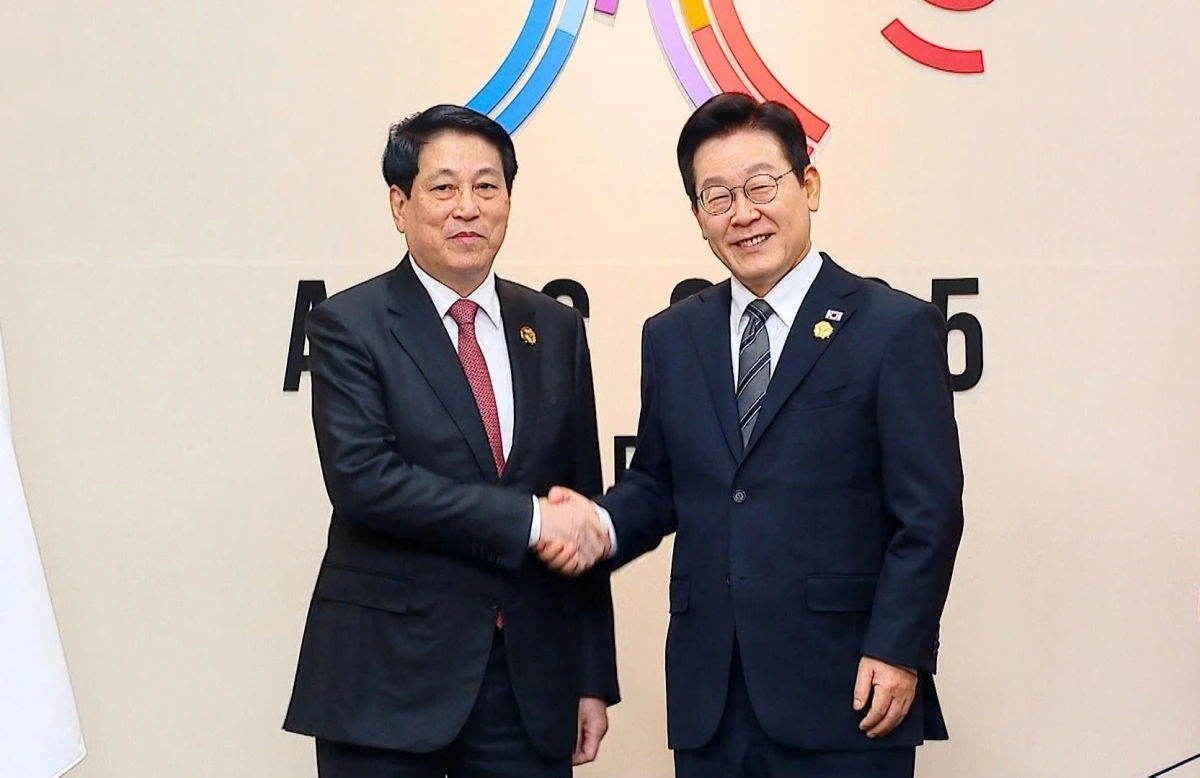 Chủ tịch nước Lương Cường và Tổng thống Hàn Quốc Lee Jae Myung
