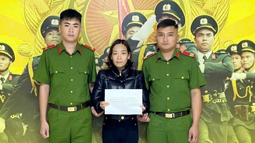 Đào Thị Mỵ bị Cơ quan Cảnh sát điều tra, Công an TP Hải Phòng bắt giữ - Ảnh: CA Hải Phòng