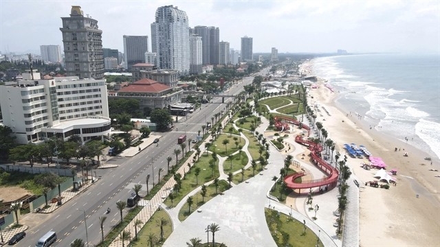 A view of Bai Sau Beach in HCM City’s Vung Tau ward
