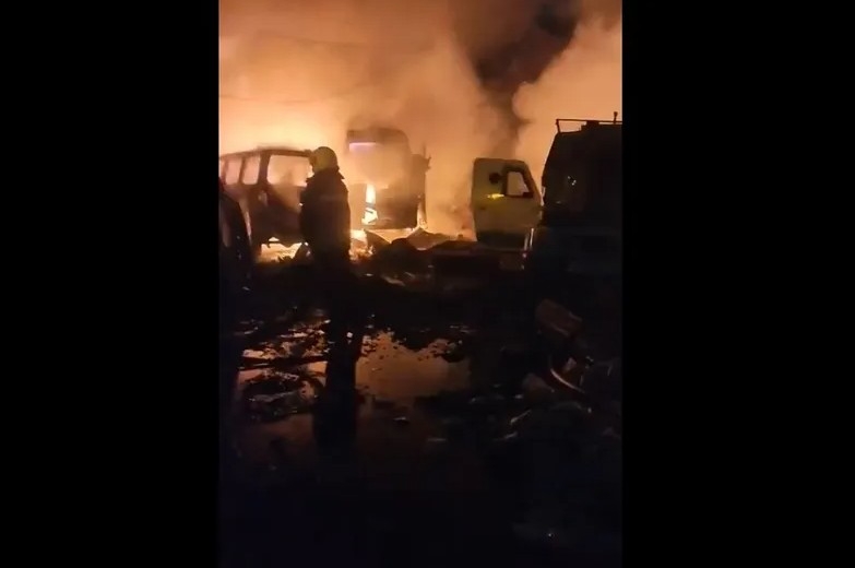 Hiện trường vụ việc. Ảnh: X