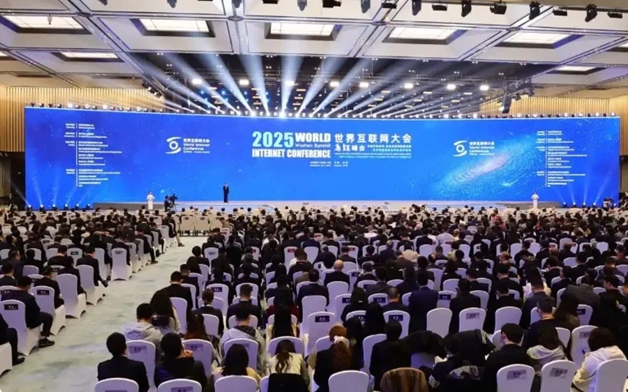 Hội nghị Internet Thế giới 2025 tại Ô Trấn. Ảnh: Tân Hoa xã.