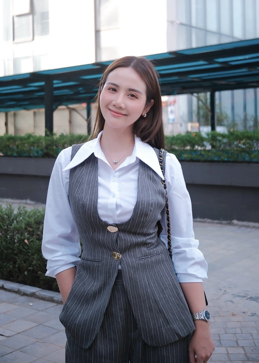 Phan Minh Huyền tiết lộ chế độ giảm cân khắc nghiệt để có vòng eo dưới size xs trong phim “Cách em 1 milimet” (Ảnh: NVCC)