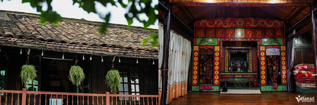 Ngôi nhà vẫn gìn giữ nét kiến trúc truyền thống đặc trưng. (Ảnh: Huy Nguyễn)