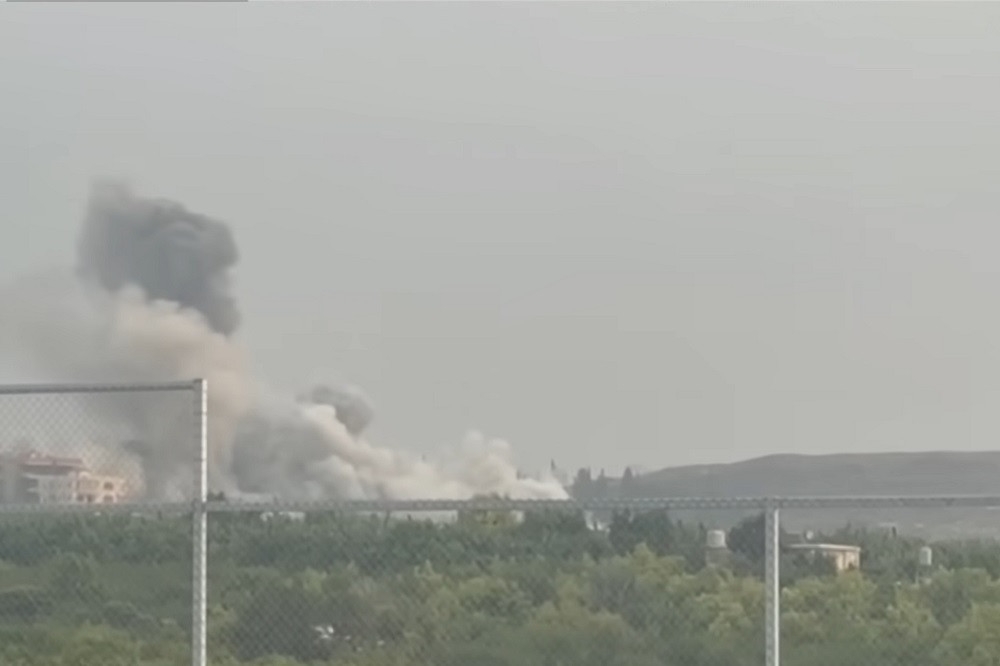 Một khu vực ở miền nam Lebanon bị Israel không kích. Ảnh: Al Jazeera